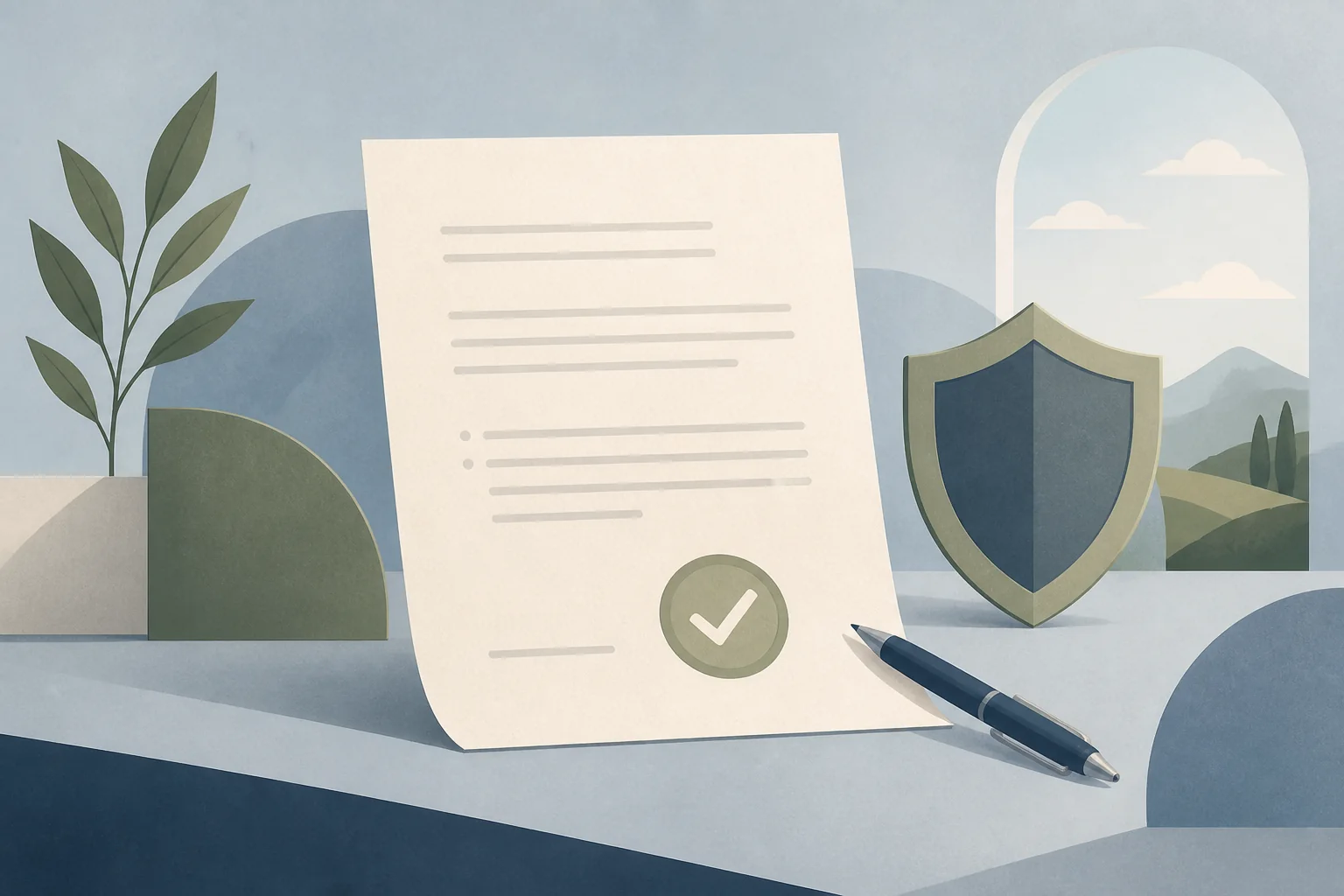 A learner signing a learning contract and shielding their boundaries