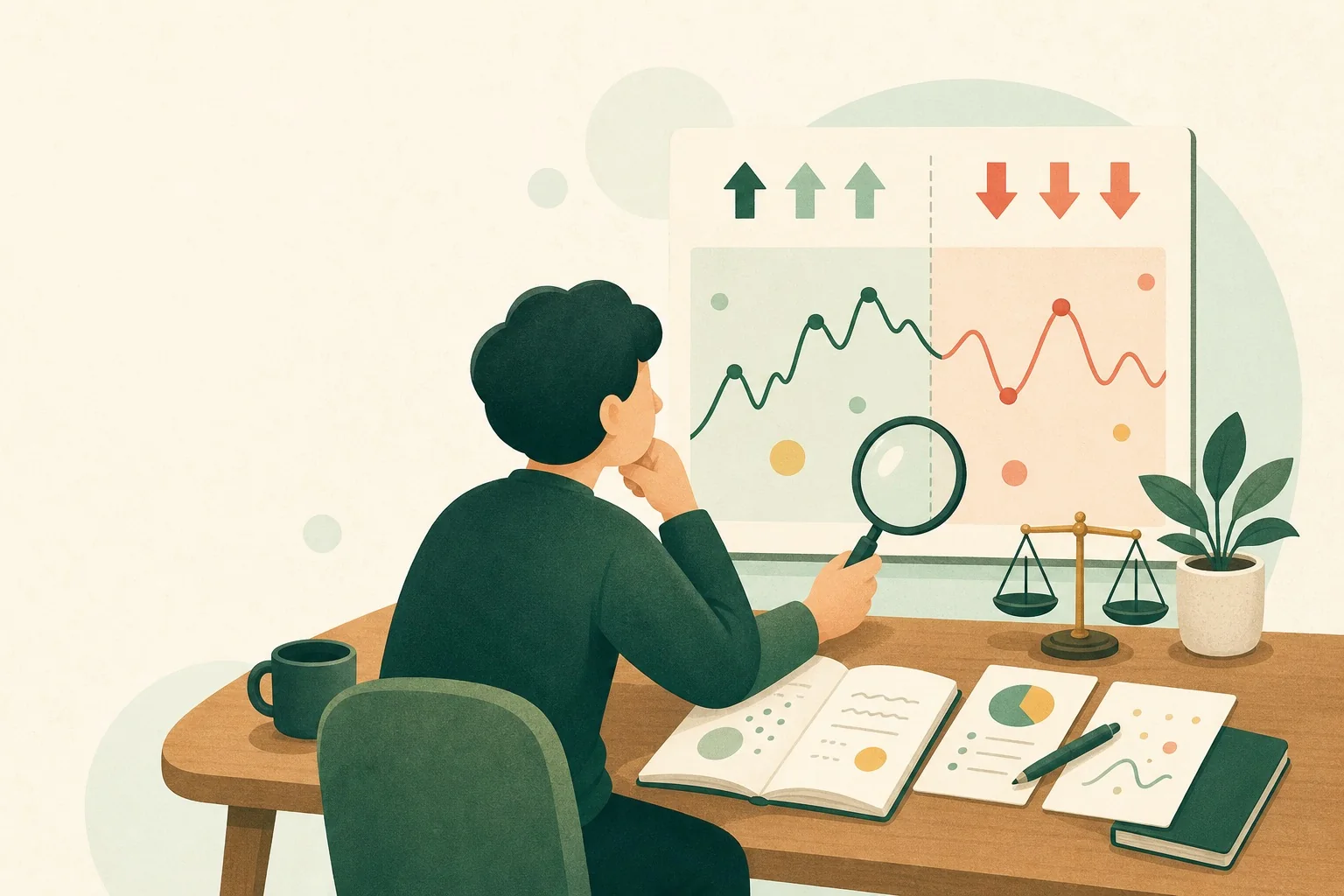 A learner observing order matching and price changes in the market